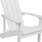 Flash Furniture Charlestown All-Weather Poly Resin Wood Adirondack Chair in White JJ-C14501-WH-GG - alternate 3